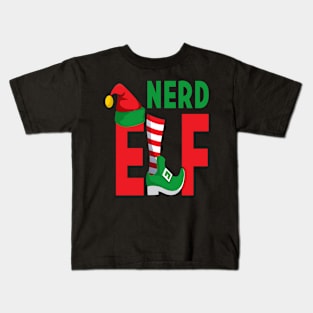 Nerd Elf Kids T-Shirt